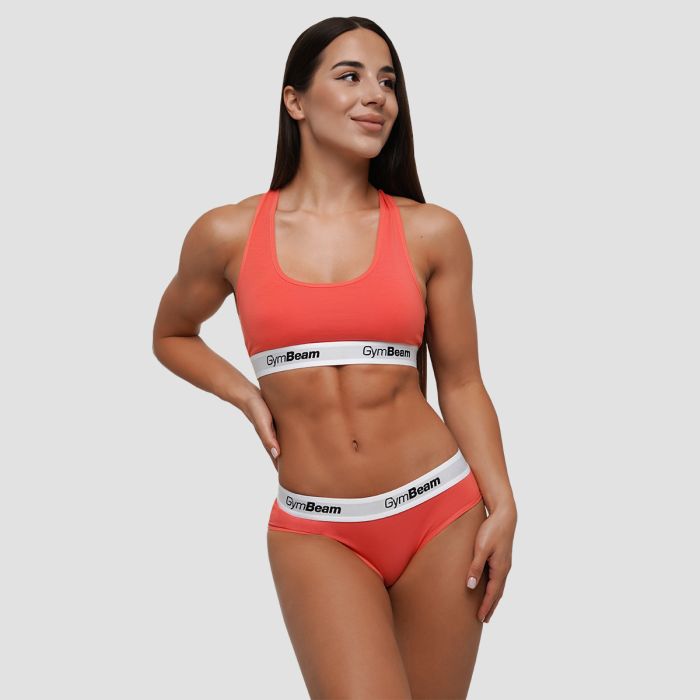 Спортно бюстие Bralette Strawberry Red - GymBeam M