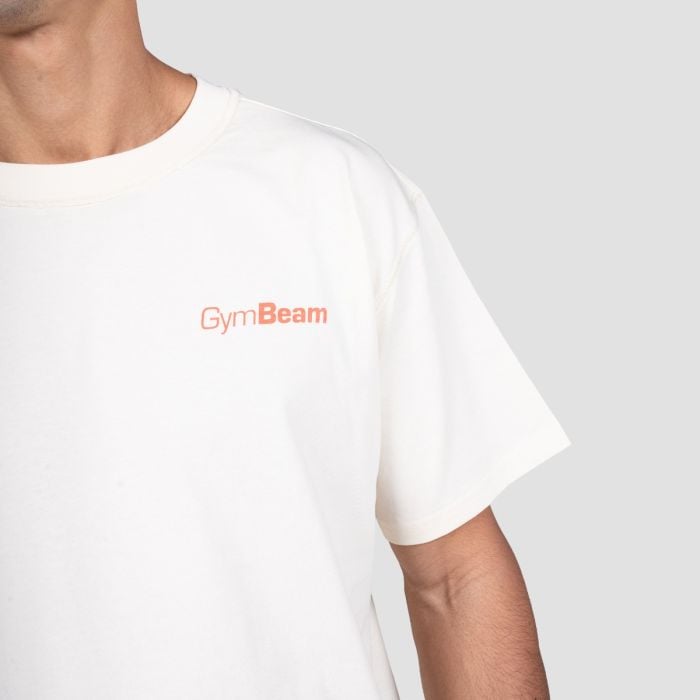 Тениска Budapest Cream - GymBeam XXL