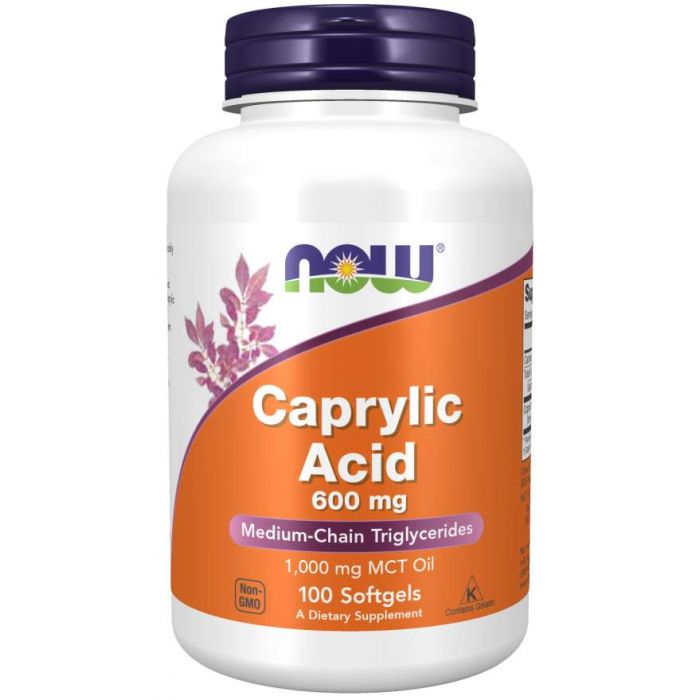 Caprylic Acid 600 mg - NOW Foods