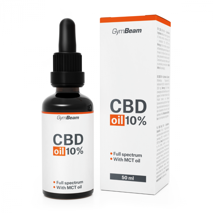 10% CBD масло 50 мл - GymBeam 50 ml