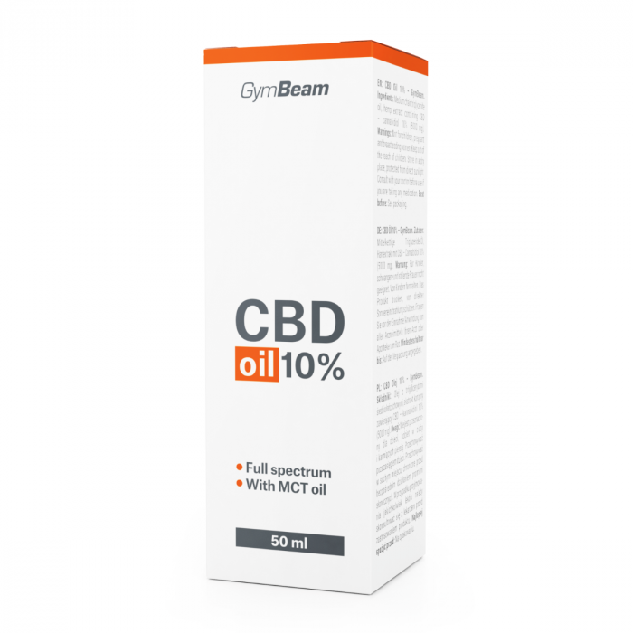 10% CBD масло 50 мл - GymBeam 50 ml