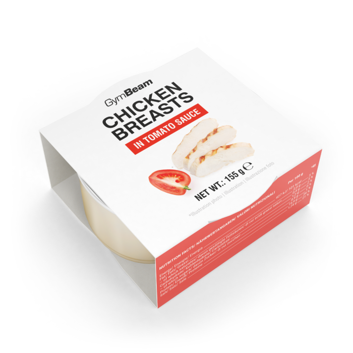 Пилешки гърди в доматен сос - GymBeam 155 g