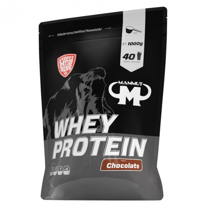 Суроватъчен протеин Whey Protein - Mammut Nutrition 1000 g - Strawberry Cheesecake Chocolate Chip