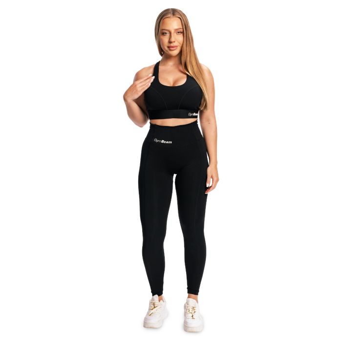 Спортно бюстие Combat Black – GymBeam L