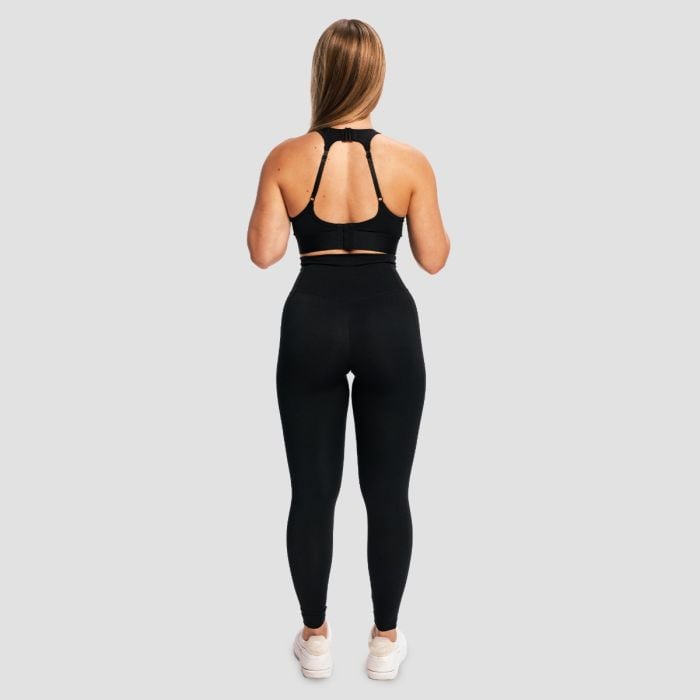 Спортно бюстие Combat Black – GymBeam L