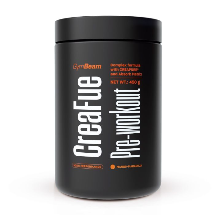 CreaFue Pre-workout - GymBeam 450 g - манго с маракуя