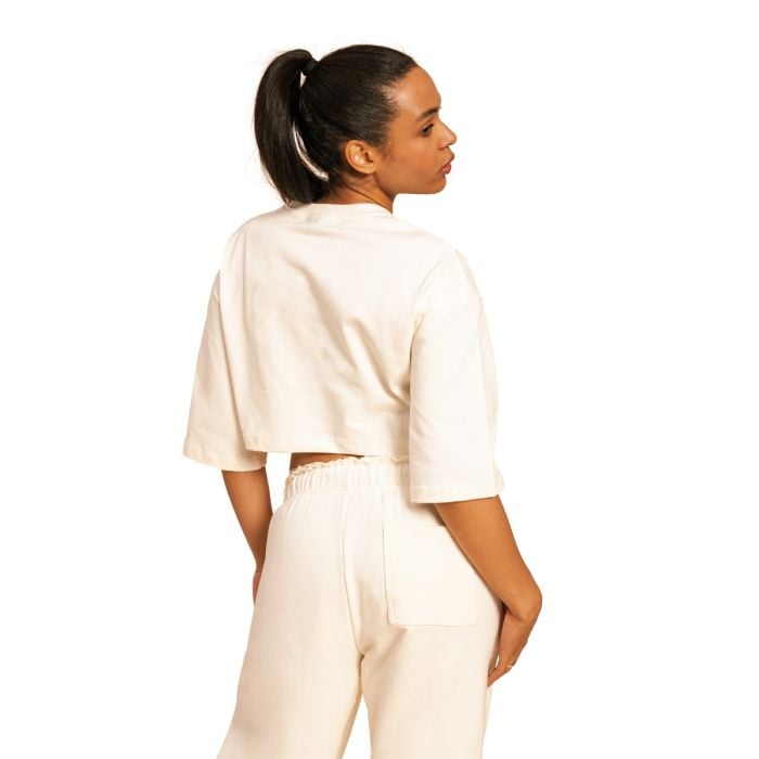 Дамска тениска Cropped Serenity Ivory - BeastPink M