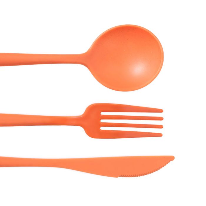 Комплект прибори Cutlery Set 2GO Orange - GymBeam single_variant