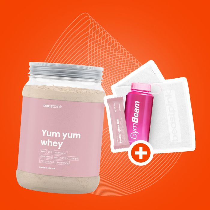 Протеин Yum Yum Whey - BeastPink 1000 g - шоколадов лешник