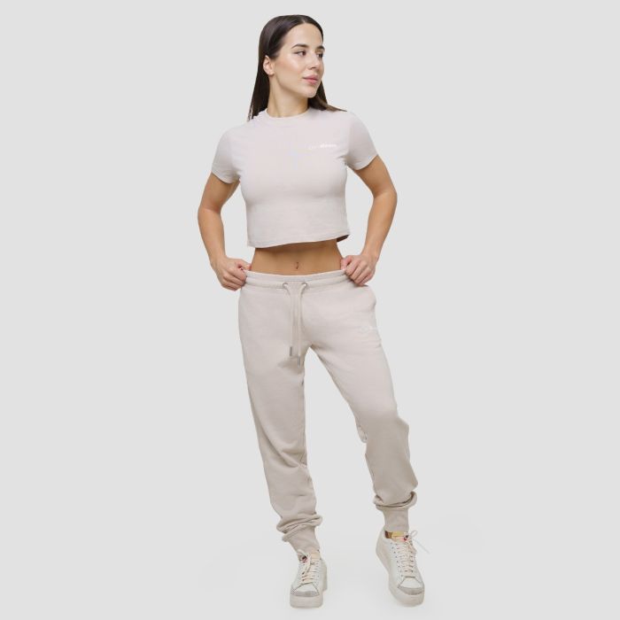 Дамска тениска Agile Cropped Desert - GymBeam XS