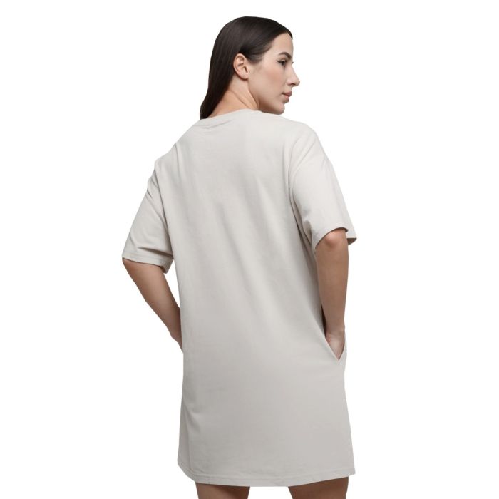 Дамска рокля-тениска Agile T-Shirt Dress Desert - GymBeam L