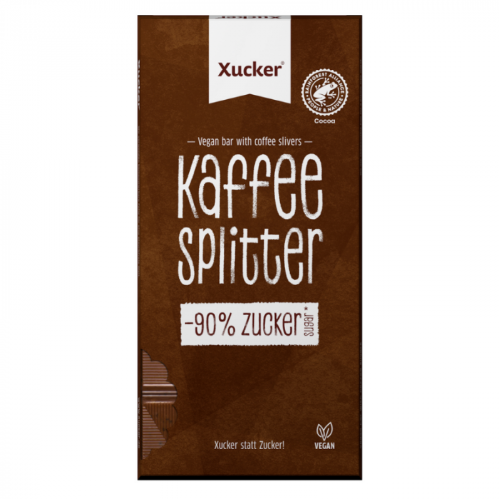 Vegan chocolate with coffee slivers - Xucker
