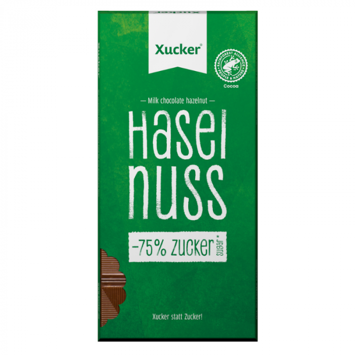 Milk chocolate with hazelnuts - Xucker