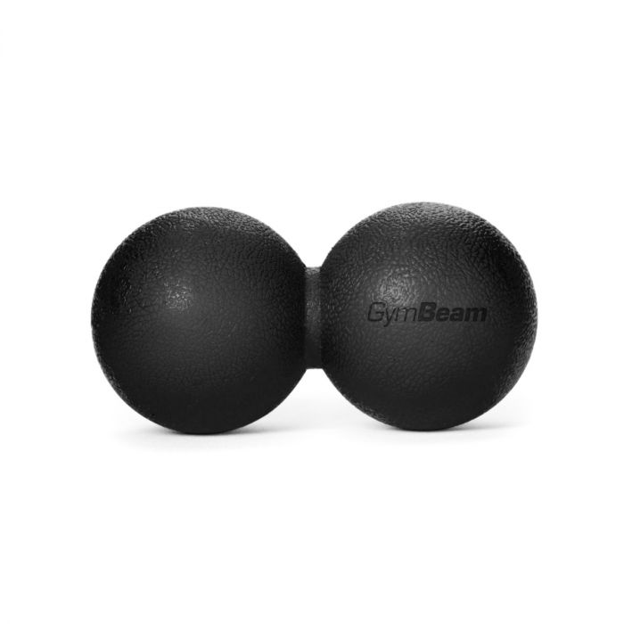DuoRoll massage Ball Black - GymBeam