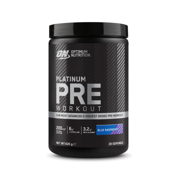 PLATINUM Pre Workout - Optimum Nutrition 420 g - синя малина