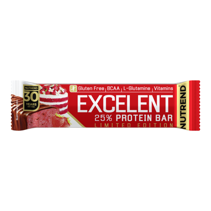 Протеиново блокче Excelent 85 g - Nutrend 85 g - фъстъчено масло