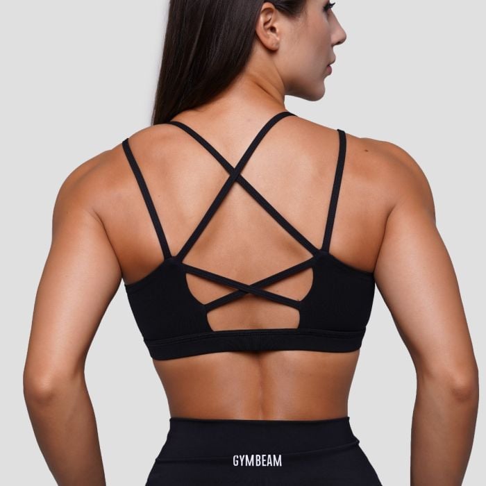 Спортен сутиен FIT Black - GymBeam S