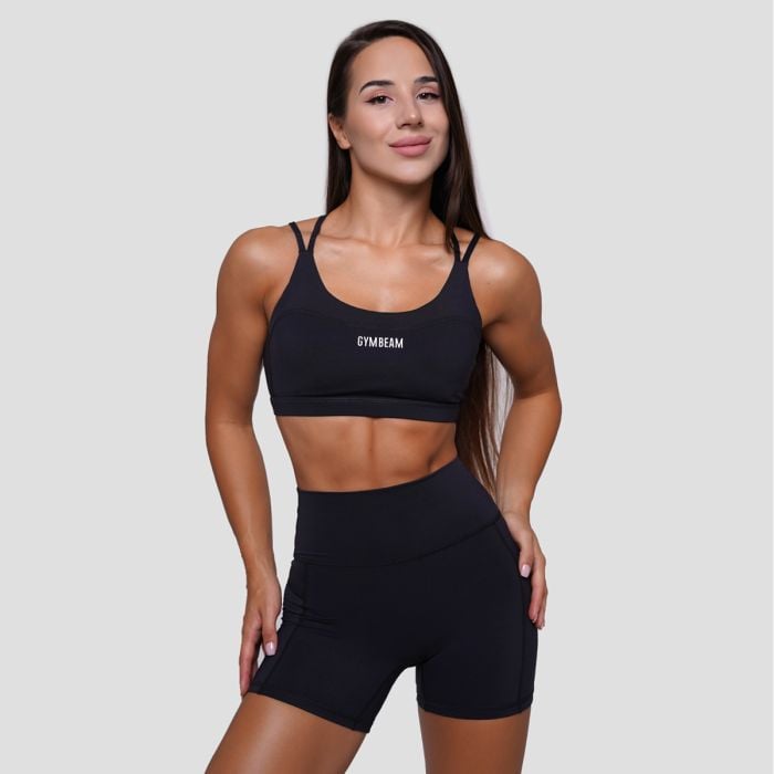 Спортен сутиен FIT Black - GymBeam S
