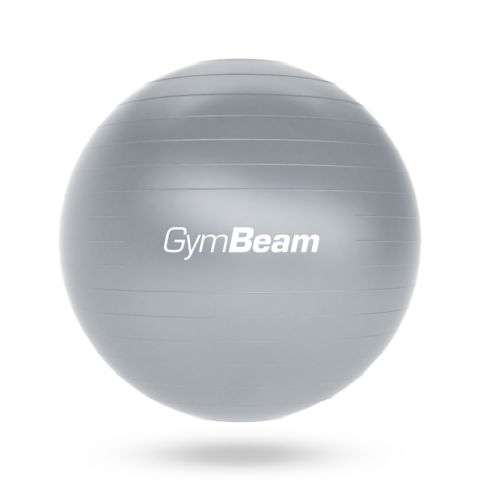Фитбол 65 cm - GymBeam сиво