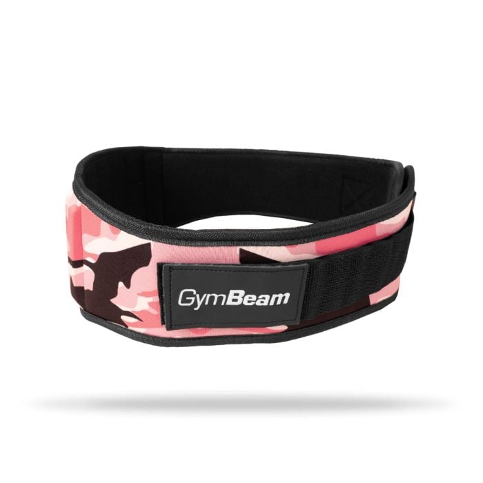 Женски фитнес колан Pink Camo - GymBeam M