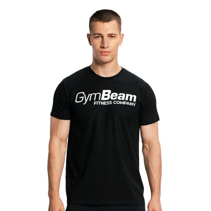 Фитнес тениска Black - GymBeam XL