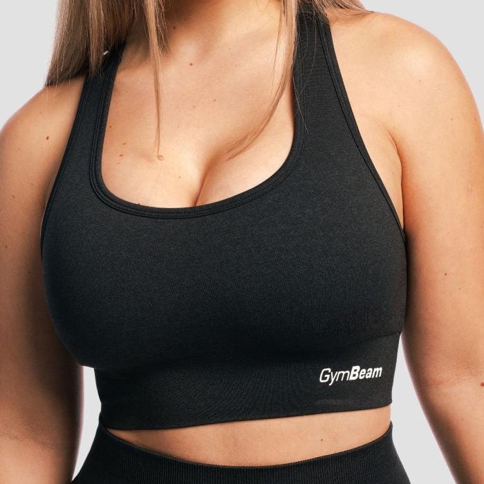 Спортен сутиен FLO Graphite - GymBeam S