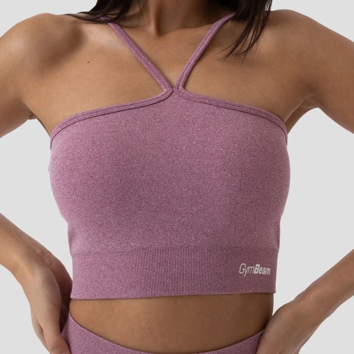 Спортен сутиен FLO Halter Bra Violet - GymBeam XL