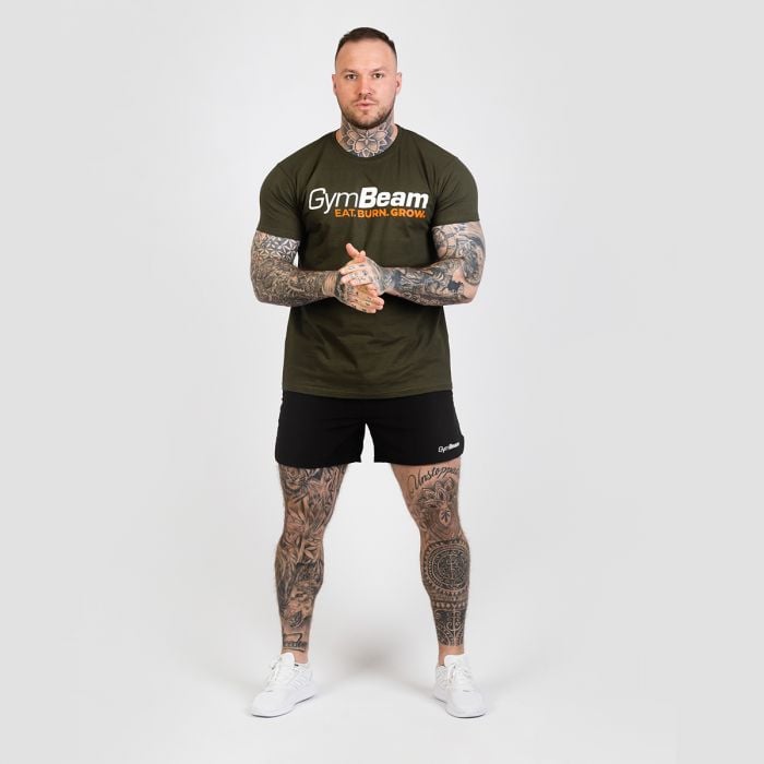 Тениска Grow Military Green - GymBeam L