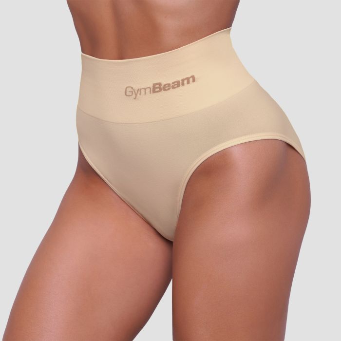 Бикини с висока талия 2Pack Nude- GymBeam S