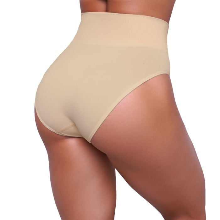 Бикини с висока талия 2Pack Nude- GymBeam S
