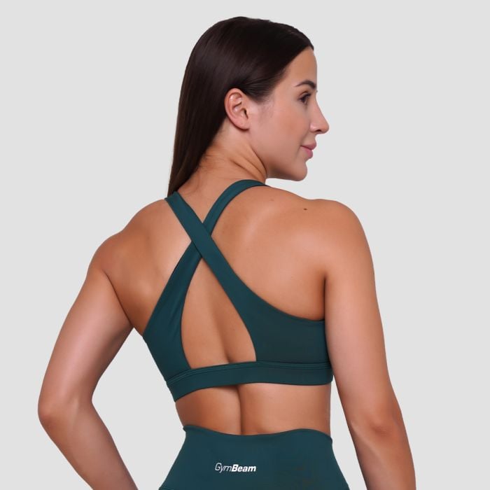 Спортен сутиен Ignite Dark Green - GymBeam S