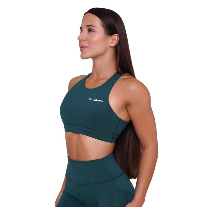 Спортен сутиен Ignite Dark Green - GymBeam S