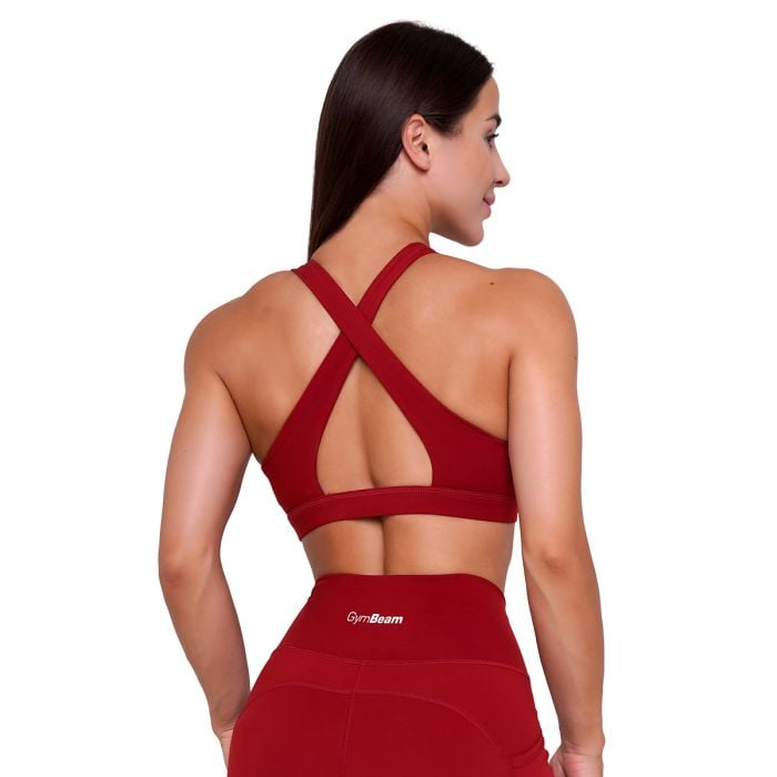 Спортен сутиен Ignite Dark Red - GymBeam M