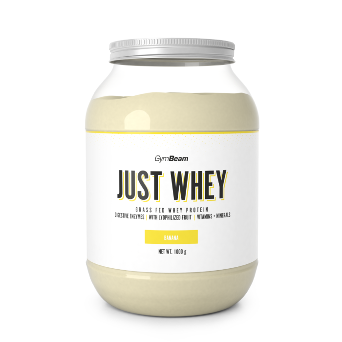 Just Whey Grass-Fed Protein – GymBeam 1000 g - банан - 00