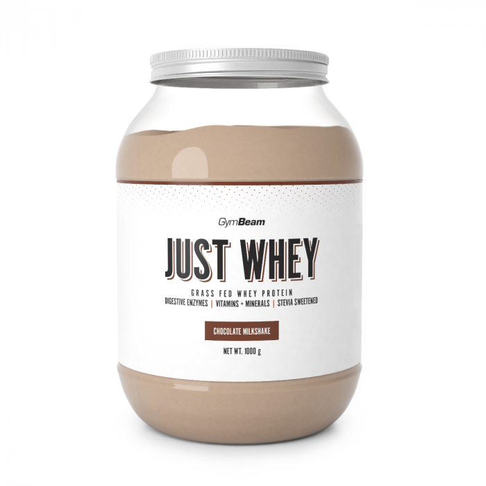 Just Whey Grass-Fed Protein – GymBeam 1000 g - шоколадов шейк - 00