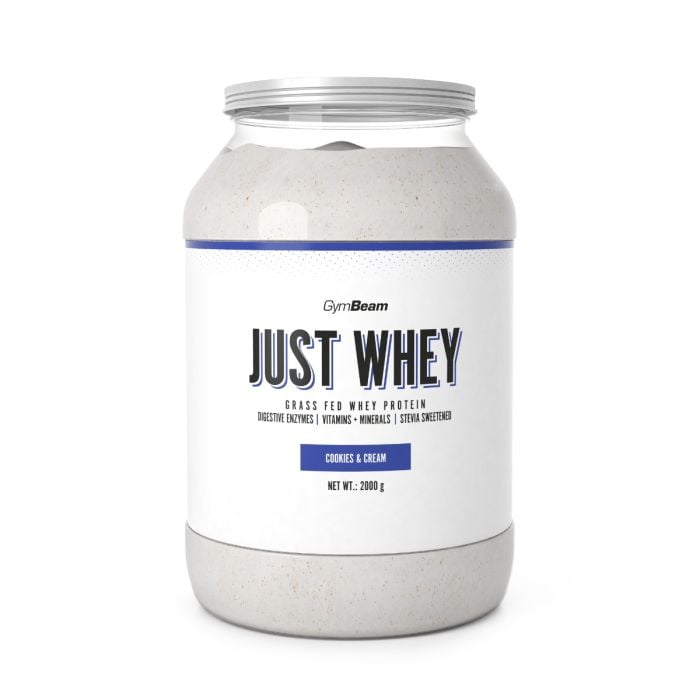Just Whey Grass-Fed Protein – GymBeam 1000 g - шоколадов шейк - 00