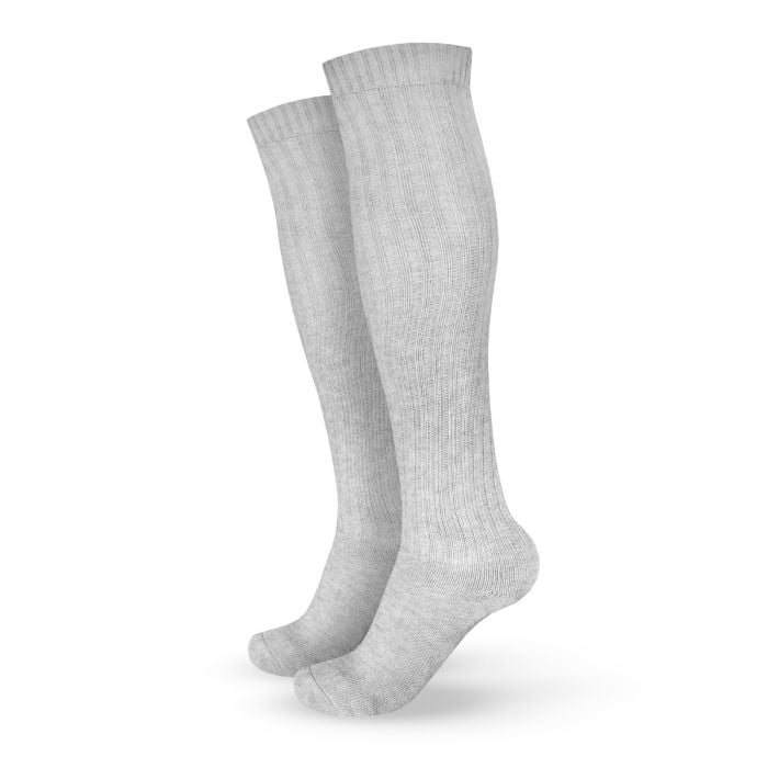 Дълги чорапи High Wool Socks Grey - BeastPink M