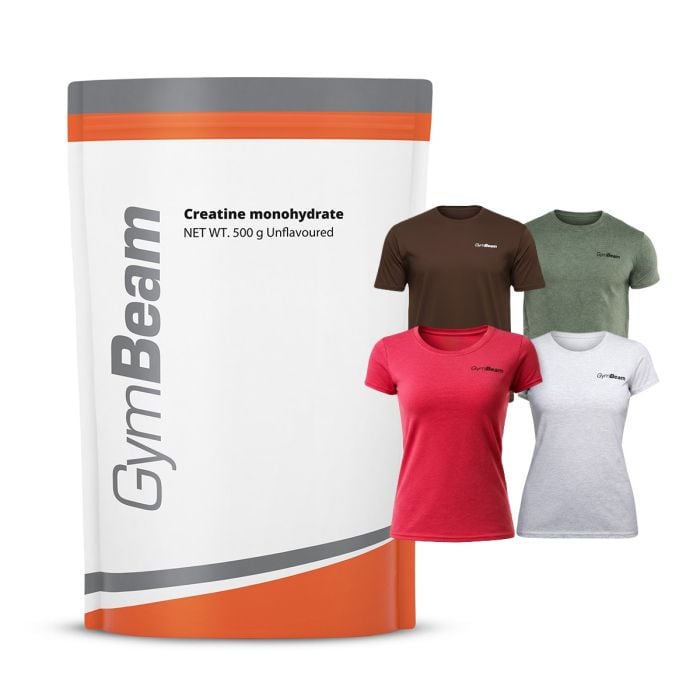 100% Креатин Монохидрат - GymBeam 500 g - неовкусено - 01