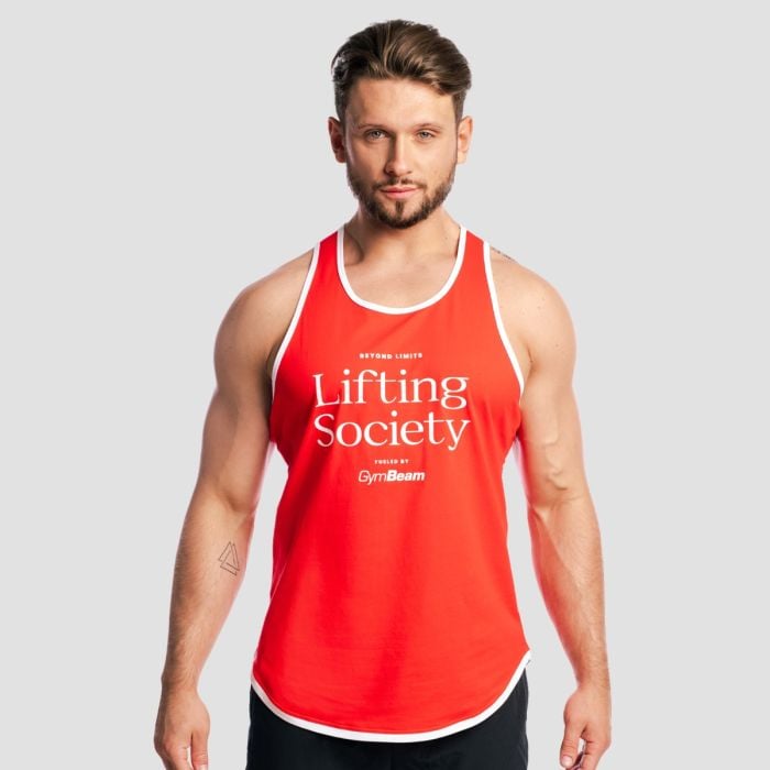 Мъжки потник Lifting Society Stringer Flame - GymBeam S