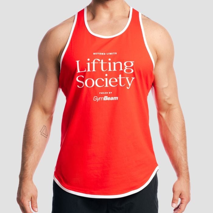 Мъжки потник Lifting Society Stringer Flame - GymBeam S