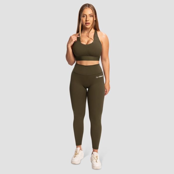 Спортен сутиен Limitless Espresso - GymBeam XS