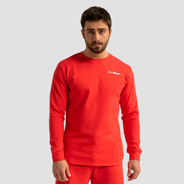 Суичър Limitless Sweatshirt Hot Red - GymBeam