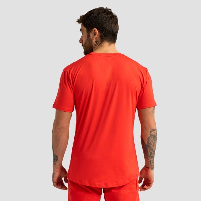 Мъжка спортна тениска Limitless Hot Red - GymBeam XXL