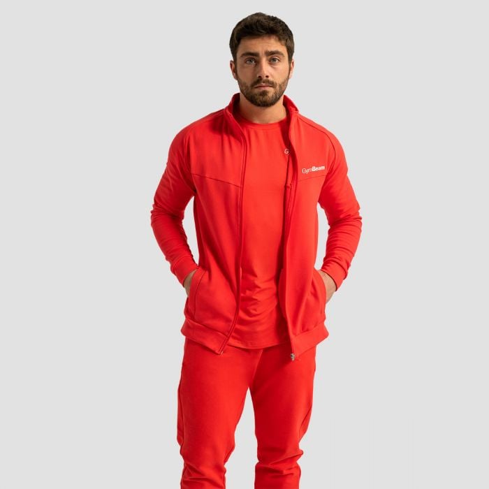 Мъжка спортна тениска Limitless Hot Red - GymBeam XXL