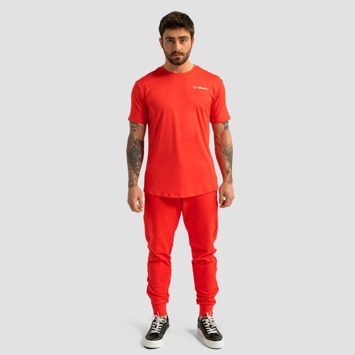 Мъжка спортна тениска Limitless Hot Red - GymBeam XXL