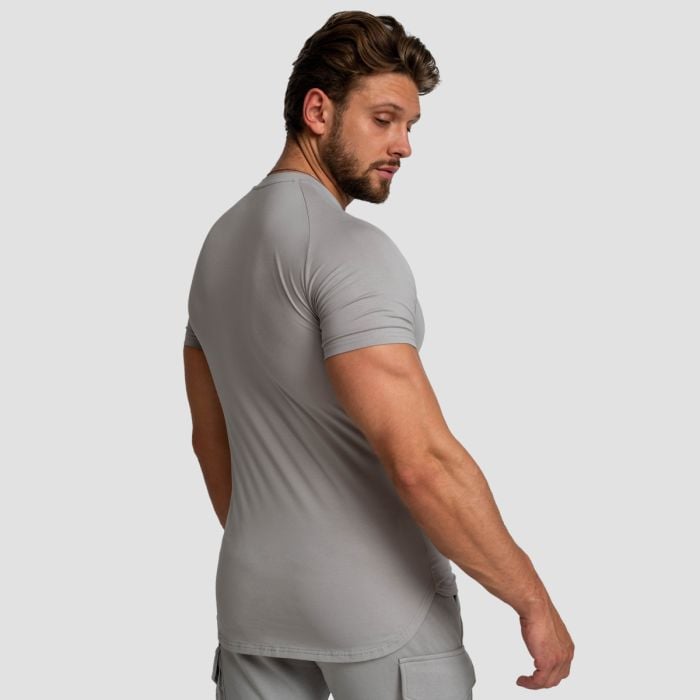 Тениска TRN Fitted Grey - GymBeam L