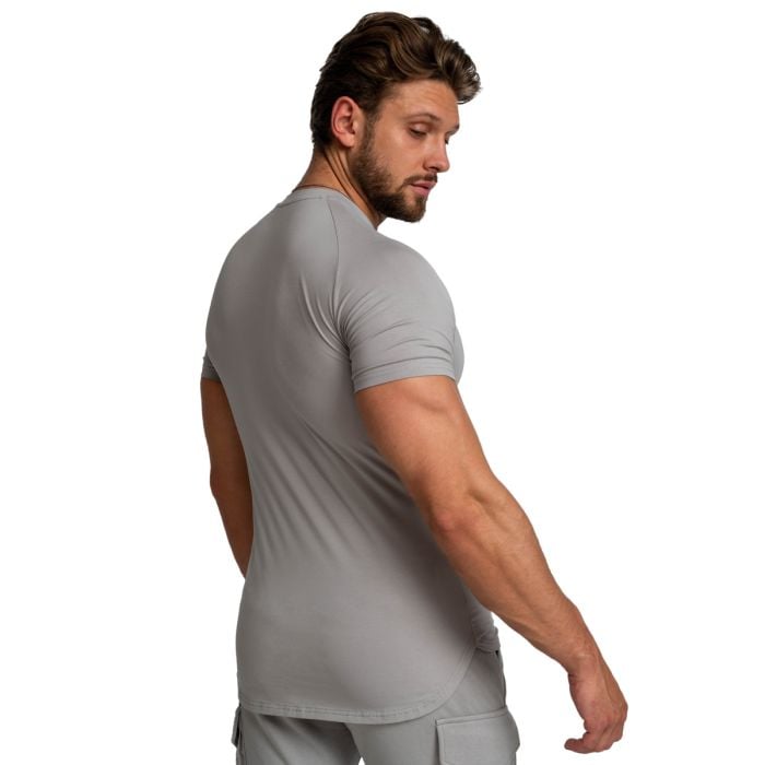 Тениска TRN Fitted Grey - GymBeam L