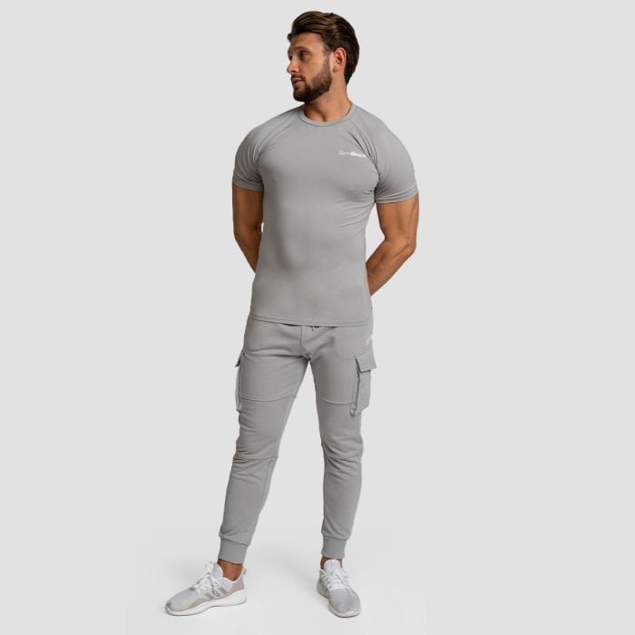 Тениска TRN Fitted Grey - GymBeam L