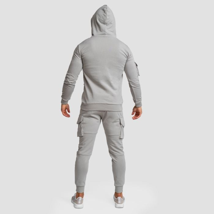 Мъжки суичър TRN Hoodie Grey - GymBeam L