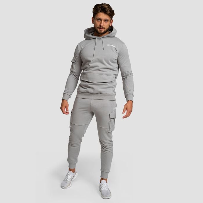 Мъжки суичър TRN Hoodie Grey - GymBeam L